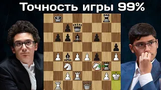 Проехался катком! Ф.Каруана  - А.Фирузджа 🏆 Saint Louis Rapid & Blitz 2023 ♟Шахматы