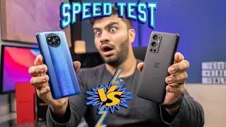 POCO X3 Pro vs OnePlus 9 Pro Speed Test Comparison - SD 860 SHOCCKKED me😱