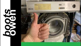 Miele Professional WS5073 washing machine: replacing the motor bearings, a tale of highs and lows!