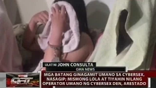 QRT: Mga batang ginagamit umano sa cybersex, nasagip