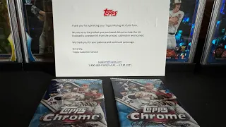 Missing Hits Return from Topps. Bonus 2023 Topps Chrome Sapphire Packs