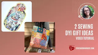 2 sewing DIY gift ideas video tutorial