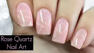 HOW TO: Rose Quartz Nail Art Tutorial [Regular Nail Polish]