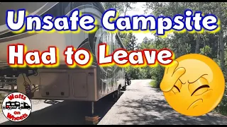 Unsafe Campsite for Us / Had to Leave / Oreville Campground Custer, SD / Freedom Hauler Problem Too