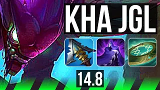 KHA'ZIX vs WUKONG (JGL) | 7 solo kills, 17/5/9, Dominating, Rank 14 | TR Challenger | 14.8