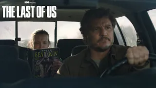 Ellie Reads Magazine Scene - The Last of Us HBO Show