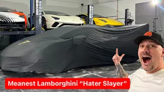 ITS DONE! REVEALING MY NEW BUILT LAMBORGHINI HURACAN “HATER SLAYER”