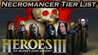 Some of the BEST MAGIC HEROES in the entire game! | Heroes 3 Necromancer TIER LIST!