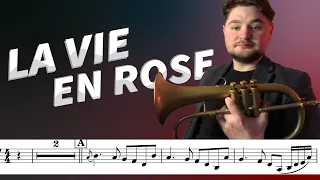 La vie en rose - Flugelhorn Solo (with Sheet Music)