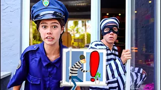 Nastya and the detective story about the police chase