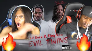 King Von & Lil Durk - Evil Twins (Official Lyric Video) REACTION