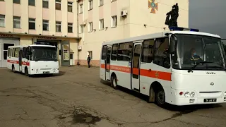 Рятувальники Полтавщини вирушили у Луганську область для проведення ротації
