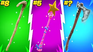 34 Most *TRYHARD* Pickaxes In Fortnite..