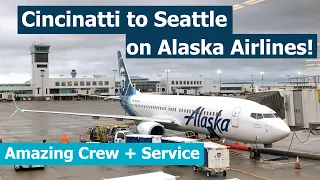 TRIP REPORT | Alaska Airlines (Premium Class) | Cincinnati to Seattle | Boeing 737-800