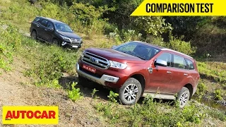 Toyota Fortuner VS Ford Endeavour | Comparison Test | Autocar India