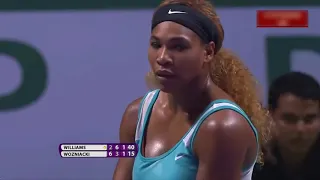 Caroline Wozniacki vs Serena Williams Highlight - (Semi-final) Singapore 2014