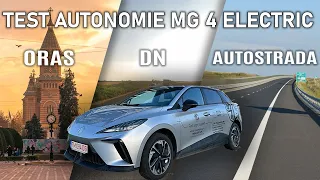 Ce autonomie are MG 4 Electric? Consum real in oras, pe drum national si autostrada!