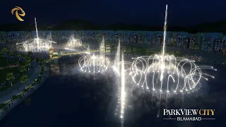 Dancing Fountain Design of Downtown Islamabad | ParkView City Islamabad