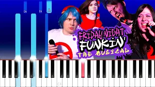 Friday Night Funkin' the Musical [by Random Encounters] (Piano Tutorial)