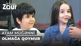 Həmin Zaur | Pərviz Mahmudovun uşaqları stdudiyaya gəldi