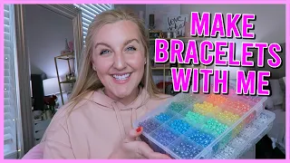 LET'S MAKE BEADED BRACELETS TOGETHER!! (DIY VSCO/ PONY BEAD BRACELETS) || KellyprepsterSTUDIO