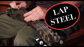 SLIDE BLUES on a Vintage Lap Steel Guitar