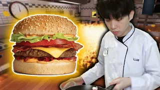 TUTORIAL MEMBUAT HAMBURGER TERENAK - Cooking Simulator