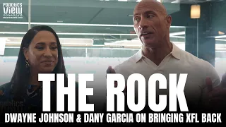 Dwayne "The Rock" Johnson & Dany Garcia React to Moving XFL Headquarters to Arlington, Texas