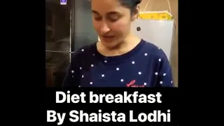 Diet breakfast by Shaista Lodhi for weight loss