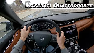 2022 Maserati Quattroporte Modena - Why You Need To Drive This Italian GT (POV Binaural Audio)