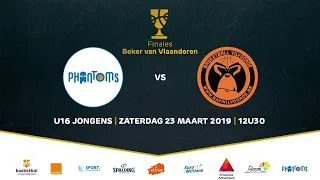 Finale #BVV2019 U16 Jongens: Phantoms Basket Boom vs. Bavi Vilvoorde