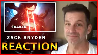 Zack Snyder REACTION Justice League Snyder Cut Trailer REDUB