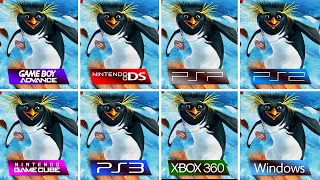 Surf's Up (2007) GBA vs DS vs PSP vs PS2 vs GameCube vs PS3 vs XBOX 360 vs PC (graphics Comparison)