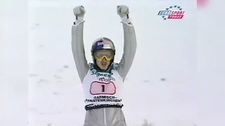 Adam Małysz - 129,5 m - Garmisch-Partenkirchen 01.01.2001 - com. Bogdan Chruścicki (HILL RECORD)