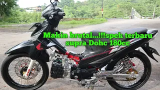 Supra DOHC 180cc makin brutal,ini spek barunya + part hedonnya 🤐 #supra #wave125i #suprabapak