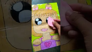 #paper doll makeup #shorts#ASMR#crafter Vartika 😍💖💄