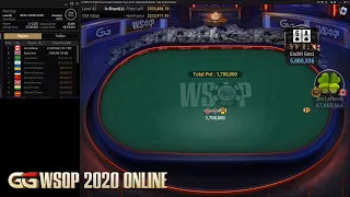 Final Table do Evento #73 da WSOP Online no GGPoker ($1000 NLH 6-Handed)