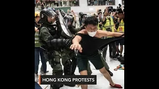 Police, protesters clash in latest Hong Kong anti-extradition march