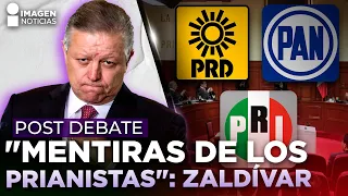 "Otra vez las mentiras de los prianistas": Arturo Zaldívar | Post Debate Presidencial