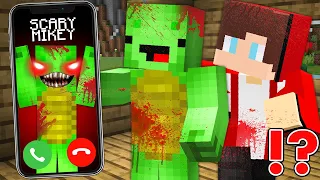 Why SCARY MIKEY Called JJ and Mikey at Night in Minecraft? (Maizen JJ Mikey)