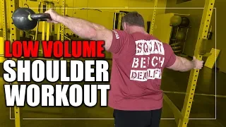 Low Volume Shoulder Workout | For Mass