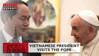 Vietnamese President visits Bishops' Conference after meeting with the Pope