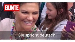 Victoria von Schweden: Sie spricht deutsch! - BUNTE TV
