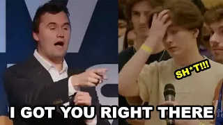 Charlie Kirk Calmly OBLITERATES Woke Student & Leaves Room SPEECHLESS 👀