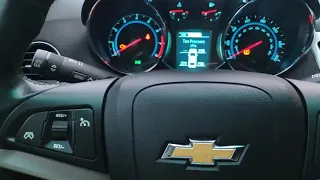 Обучение и привязка колёс с датчиком давления TPRS на Chevrolet Cruze 09-15 USA