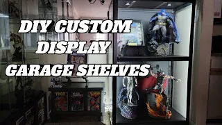 DIY CUSTOM DISPLAY GARAGE SHELVES