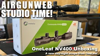 Unboxing the OneLeaf Commander NV400 Scope - Awesome Ballistic Calculator and Day/Night Vision