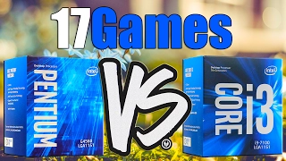 G4560 vs i3-7100 I GTX 1070 OC I 1920 x 1080 | in 17 Games