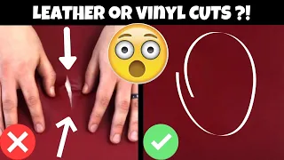 DIY Repair Leather and Vinyl Cuts, Rips and Tears
