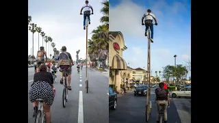 La Bicicleta más Alta del Mundo / Los Videos mas Raros del Mundo 221